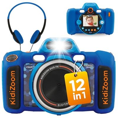 VTech KidiZoom Duo FX Digitale kindercamera met dubbele lens VTech KidiZoom Duo FX Digitale kindercamera met dubbele lens