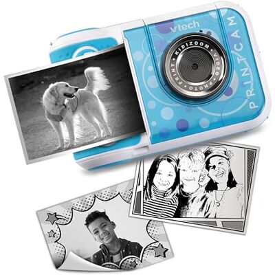 VTech Kidizoom Printcam Instant camera 5-12 jaar Meer dan 40 speciale effecten, 5 MP, thermisch papier inbegrepen, kindercamera, Italiaanse taal, batterijen inbegrepen VTech Kidizoom Printcam Instant camera 5-12 jaar Meer dan 40 speciale effecten, 5 MP, thermisch papier inbegrepen, kindercamera, Italiaanse taal, batterijen inbegrepen