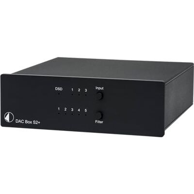 Pro-Ject DAC Box S2+ DA converter, zwart Pro-Ject DAC Box S2+ DA converter, zwart