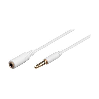 goobay AUX 62363 verlengkabel audiokabel aansluitkabel jackkabel 3,5 mm jack (4-polig, stereo) naar 3,5 mm vrouwelijke stekker (4-polig, stereo) goobay AUX 62363 verlengkabel audiokabel aansluitkabel jackkabel 3,5 mm jack (4-polig, stereo) naar 3,5 mm vrouwelijke stekker (4-polig, stereo)