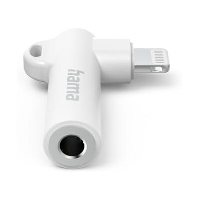 Hama Adapter 90° Lightning 3,5 mm aansluiting, wit Hama Adapter 90° Lightning 3,5 mm aansluiting, wit