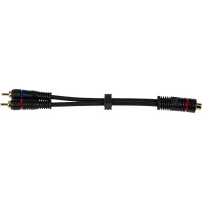 goobay 50375 audio-Y-kabel, 1 x cinch mannelijk naar cinch vrouwelijk, stereo, OFC, dubbel afgeschermd, zwart, 0,2 m kabellengte goobay 50375 audio-Y-kabel, 1 x cinch mannelijk naar cinch vrouwelijk, stereo, OFC, dubbel afgeschermd, zwart, 0,2 m kabellengte
