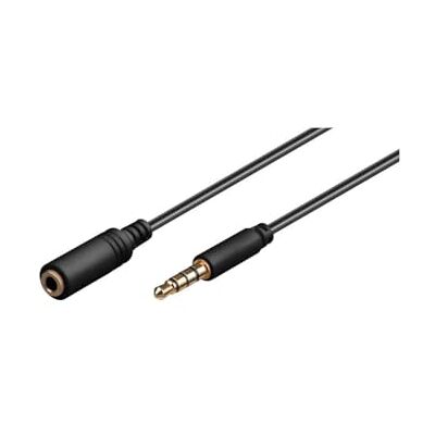 goobay AUX 62480 verlengkabel audiokabel aansluitkabel jackkabel 3,5 mm jack (4-polig, stereo) naar 3,5 mm bus (4-polig, stereo) goobay AUX 62480 verlengkabel audiokabel aansluitkabel jackkabel 3,5 mm jack (4-polig, stereo) naar 3,5 mm bus (4-polig, stereo)