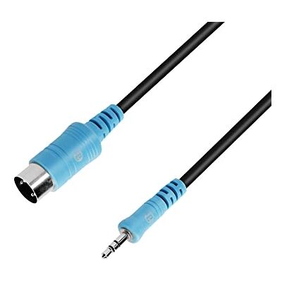 Adam Hall 3 STAR BW MIDI 0060 5-polige TRS/MIDI TRS x MIDI jack 0,6 m Adam Hall 3 STAR BW MIDI 0060 5-polige TRS/MIDI TRS x MIDI jack 0,6 m