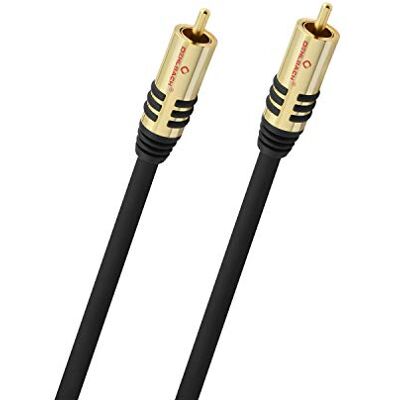 OEHLBACH NF Sub RCA subwoofer kabel audiokabel rond OFC 10m zwart OEHLBACH NF Sub RCA subwoofer kabel audiokabel rond OFC 10m zwart