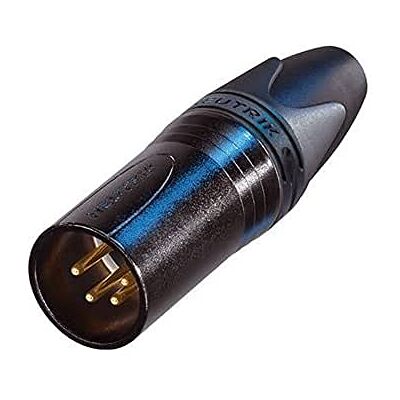 Neutrik NC4MXX-B XLR-kabelconnector zwart kabelconnector (XLR, zwart, goud, 19 mm, -30 80 °C) Neutrik NC4MXX-B XLR-kabelconnector zwart kabelconnector (XLR, zwart, goud, 19 mm, -30 80 °C)