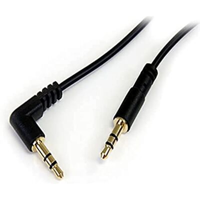 StarTech .com MU3MMSRA stereo-audiokabel, smal, 0,9 m 1 hoek StarTech .com MU3MMSRA stereo-audiokabel, smal, 0,9 m 1 hoek