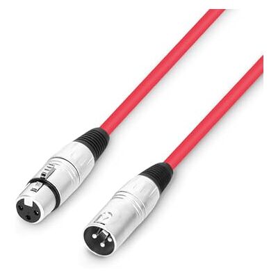 Adam Hall 3 STAR MMF 0050 RED Microfoonkabel XLR vrouwelijk naar XLR mannelijk 0,5 m rood Adam Hall 3 STAR MMF 0050 RED Microfoonkabel XLR vrouwelijk naar XLR mannelijk 0,5 m rood