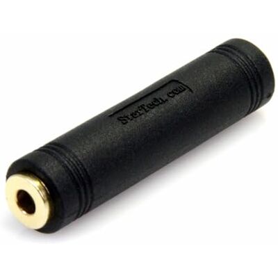 StarTech .com 3,5 mm adapter zwart StarTech .com 3,5 mm adapter zwart