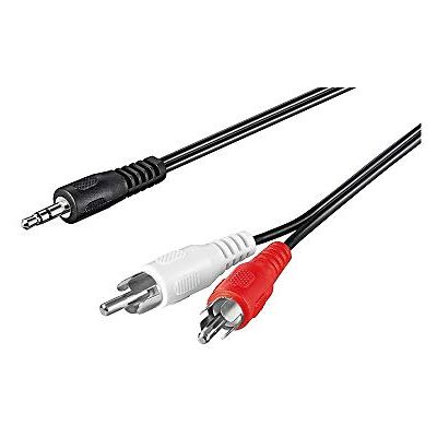 goobay Wentronic 3,5 mm audio/videokabel naar 2 x cinch-aansluitingen 3 m goobay Wentronic 3,5 mm audio/videokabel naar 2 x cinch-aansluitingen 3 m