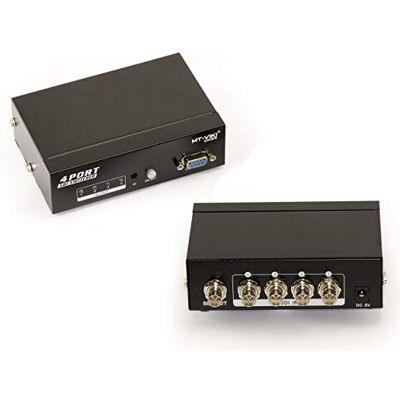 KALEA-INFORMATIQUE SDI-switch met 4 poorten – naald met 4 ingangen BNC SDI naar één uitgang – compatibel met SD-SDI/HD-SDI en 3G-SDI 297 MB/s – met afstandsbediening en bediening via COM-poort RS232 KALEA-INFORMATIQUE SDI-switch met 4 poorten – naald met 4 ingangen BNC SDI naar één uitgang – compatibel met SD-SDI/HD-SDI en 3G-SDI 297 MB/s – met afstandsbediening en bediening via COM-poort RS232