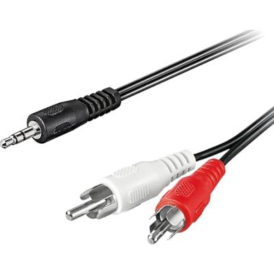 goobay 50780 Audio/Video adapterkabel 3,5 mm stereo stekker naar 2x cinch-stekker 15,0 m goobay 50780 Audio/Video adapterkabel 3,5 mm stereo stekker naar 2x cinch-stekker 15,0 m