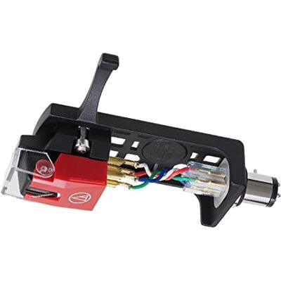 Audio Technica VM540ML/H Dual Moving Magneet Phono Cartridge/Headshell Combo Kit (Zwart/Rood) Audio Technica VM540ML/H Dual Moving Magneet Phono Cartridge/Headshell Combo Kit (Zwart/Rood)