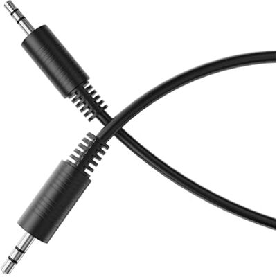 HDSupply AUX-kabel, 0,10 m jackkabel, 3,5 mm stereo 3-polige audio-aansluiting, hoofdtelefoonaudiokabel, soundbar, tv, auto, radio, zwart HDSupply AUX-kabel, 0,10 m jackkabel, 3,5 mm stereo 3-polige audio-aansluiting, hoofdtelefoonaudiokabel, soundbar, tv, auto, radio, zwart
