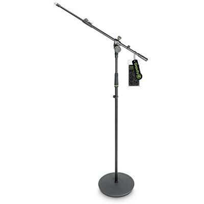 Gravity MS 2322 B microfoonstandaard met ronde basis en 2-punts lange giraffe-arm Gravity MS 2322 B microfoonstandaard met ronde basis en 2-punts lange giraffe-arm