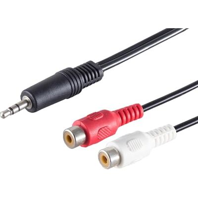 1aTTack.de 5 x 1,5 m, zwarte 3,5 mm jack naar 2 x RCA-aansluiting, robuust design, gegoten connectoren, perfect voor hifi-luidsprekers 1aTTack.de 5 x 1,5 m, zwarte 3,5 mm jack naar 2 x RCA-aansluiting, robuust design, gegoten connectoren, perfect voor hifi-luidsprekers