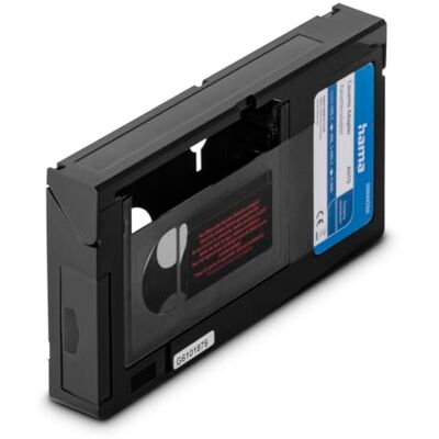 Hama 00044704 video cassette-adapter, 6 mm, zwart Hama 00044704 video cassette-adapter, 6 mm, zwart