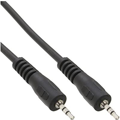 InLine 99936F stereo jack kabel 2,5 mm stekker op stekker, 2 m InLine 99936F stereo jack kabel 2,5 mm stekker op stekker, 2 m