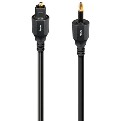 AudioQuest Pearl Optische kabel (Toslink) compleet 3,5 mm 0,75 m AudioQuest Pearl Optische kabel (Toslink) compleet 3,5 mm 0,75 m