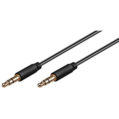 goobay 66117 3,5 mm Stereo 3-pins Slim CU Audio Audio Aansluitkabel goobay 66117 3,5 mm Stereo 3-pins Slim CU Audio Audio Aansluitkabel
