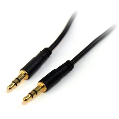 StarTech .com 3,5 mm (M/M) slanke stereo audiokabel 4,6 m vergulde stekker zwart (MU15MMS) StarTech .com 3,5 mm (M/M) slanke stereo audiokabel 4,6 m vergulde stekker zwart (MU15MMS)
