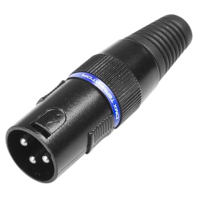 Adam Hall K3DMXT3 DMX XLR 3-polig 120 Ohm, 2 stuks Adam Hall K3DMXT3 DMX XLR 3-polig 120 Ohm, 2 stuks