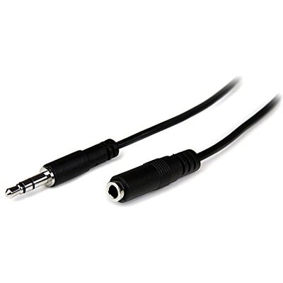 StarTech .com Jack kabel 3,5 mm mannelijk/vrouwelijk – verlengkabel voor hoofdtelefoon stereo mini-jack – verlengkabel 3,5 mm M/F – 2 m (MU2MMFS) StarTech .com Jack kabel 3,5 mm mannelijk/vrouwelijk – verlengkabel voor hoofdtelefoon stereo mini-jack – verlengkabel 3,5 mm M/F – 2 m (MU2MMFS)
