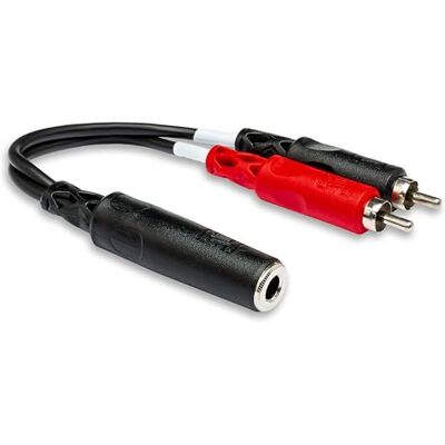 Hosa YPR-257 Y-kabel TRSF naar cinch, zwart Hosa YPR-257 Y-kabel TRSF naar cinch, zwart