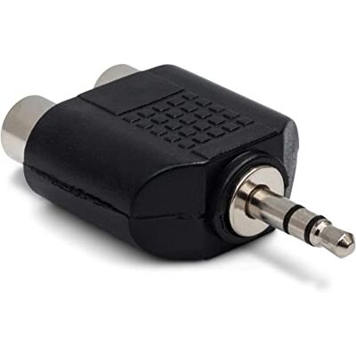 Hosa GRM-193 Dual RCA naar TRS adapter Hosa GRM-193 Dual RCA naar TRS adapter