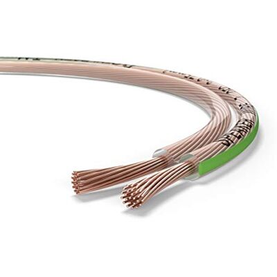 OEHLBACH Speaker Wire SP-7 hifi stereo luidsprekerkabel luidsprekerkabel met OFC (zuurstofvrij koper) 2 x 0,75 mm² luidsprekerkabel naar mini-spoel transparant 20 m OEHLBACH Speaker Wire SP-7 hifi stereo luidsprekerkabel luidsprekerkabel met OFC (zuurstofvrij koper) 2 x 0,75 mm² luidsprekerkabel naar mini-spoel transparant 20 m