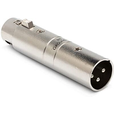 Hosa Technology GLT255 Adapter XLR vrouwelijk/XLR mannelijk Hosa Technology GLT255 Adapter XLR vrouwelijk/XLR mannelijk