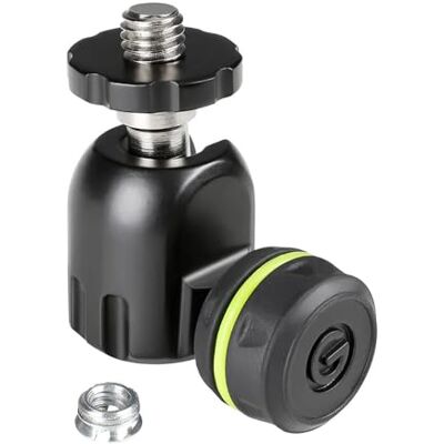 Gravity Tilt GMSQT1B Microfoonadapter met kogelgewricht Zwart Gravity Tilt GMSQT1B Microfoonadapter met kogelgewricht Zwart