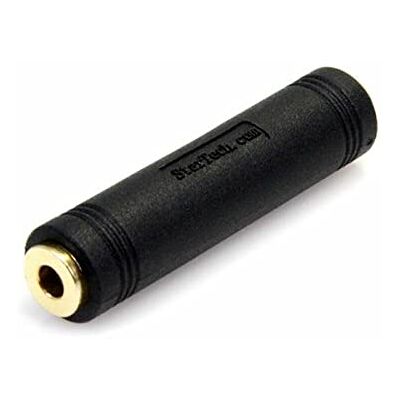 StarTech .com 3,5 mm adapter zwart StarTech .com 3,5 mm adapter zwart