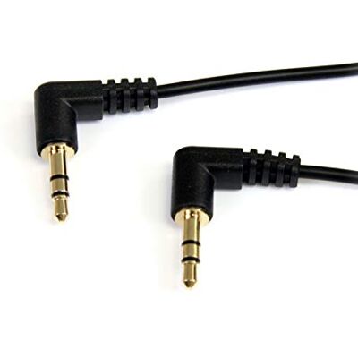 StarTech .com Slim 3,5 mm stereo audiokabel 90 cm (3,5 mm rechthoekig) M/M (MU3MMS2RA) StarTech .com Slim 3,5 mm stereo audiokabel 90 cm (3,5 mm rechthoekig) M/M (MU3MMS2RA)