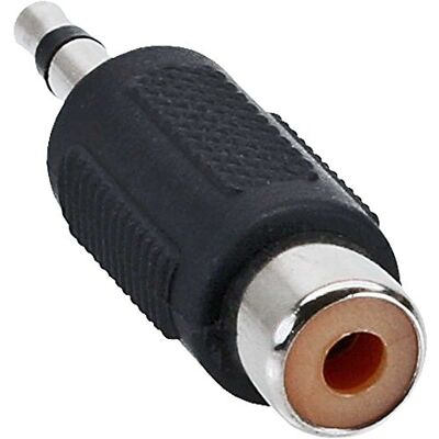 InLine 20264 audio adapter jackplug zwart InLine 20264 audio adapter jackplug zwart