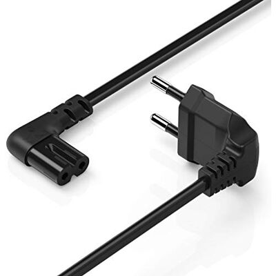 Hama voedingskabel Euro voor Sonos PLAY:1/PLAY:5/One, gehoekt aan uiteindes, 3 m, nr Hama voedingskabel Euro voor Sonos PLAY:1/PLAY:5/One, gehoekt aan uiteindes, 3 m, nr