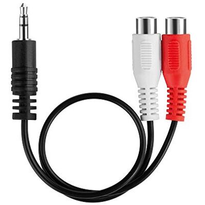 HDSupply AC010-001 aansluitkabel voor stereo-audio, zwart HDSupply AC010-001 aansluitkabel voor stereo-audio, zwart