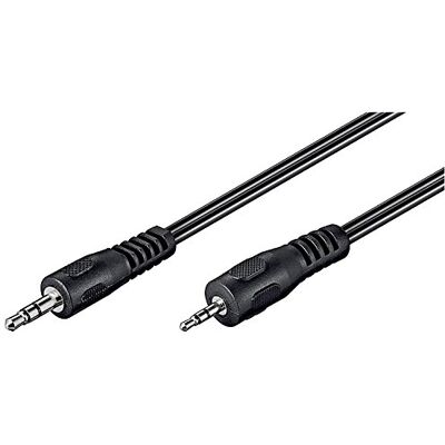 goobay 2,5 mm stereo stekker naar 3,5 mm stereo stekker 2,0 m goobay 2,5 mm stereo stekker naar 3,5 mm stereo stekker 2,0 m