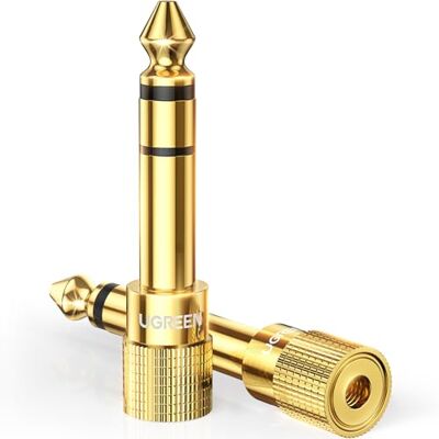 UGREEN 6.35mm Male naar 3.5mm Female Audio Jack Adapter, 2pack UGREEN 6.35mm Male naar 3.5mm Female Audio Jack Adapter, 2pack