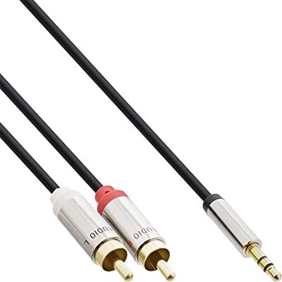 InLine 0,5 m 3,5 mm 3,5 mm audiokabel 0,5 m 3,5 mm 2 x RCA zwart audiokabel (3,5 mm, stekker, 2 x cinch, stekker, 0,5 m, zwart) InLine 0,5 m 3,5 mm 3,5 mm audiokabel 0,5 m 3,5 mm 2 x RCA zwart audiokabel (3,5 mm, stekker, 2 x cinch, stekker, 0,5 m, zwart)