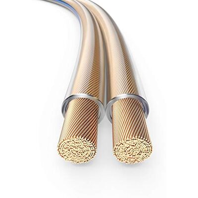 PureLink SP000-015 Luidsprekerkabel 2 x 1,5 mm² (99,9% OFC van massief koper 0,10 mm) HiFi luidsprekerkabel, 15 m, transparant PureLink SP000-015 Luidsprekerkabel 2 x 1,5 mm² (99,9% OFC van massief koper 0,10 mm) HiFi luidsprekerkabel, 15 m, transparant