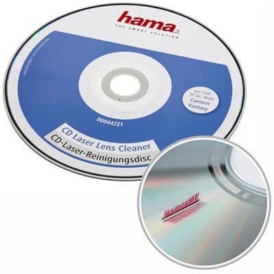 Hama Reinigings-cd (voor laserkoptelefoon, voor stofverwijdering in cd-spelers, laser-reinigings-cd's) wit/blauw/rood Hama Reinigings-cd (voor laserkoptelefoon, voor stofverwijdering in cd-spelers, laser-reinigings-cd's) wit/blauw/rood