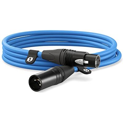 RØDE XLR-3 Premium XLR-kabel (3 m, blauw) RØDE XLR-3 Premium XLR-kabel (3 m, blauw)
