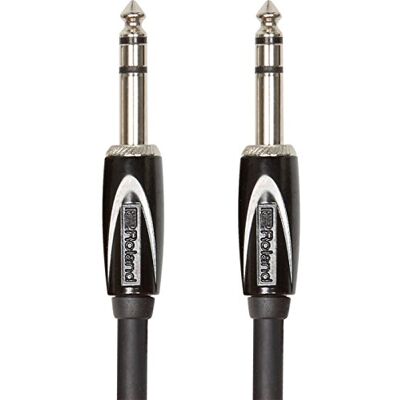 Roland Zwarte stereo interconnectorkabel 1/4 inch jackstekker, 1,5 m RCC-5-TRTR Roland Zwarte stereo interconnectorkabel 1/4 inch jackstekker, 1,5 m RCC-5-TRTR