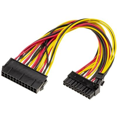 KALEA-INFORMATIQUE ATX 24 vrouwelijk naar ATX24 mannelijk of ATX 20 en 4 mannelijk adapterkabel, lengte 30 cm KALEA-INFORMATIQUE ATX 24 vrouwelijk naar ATX24 mannelijk of ATX 20 en 4 mannelijk adapterkabel, lengte 30 cm