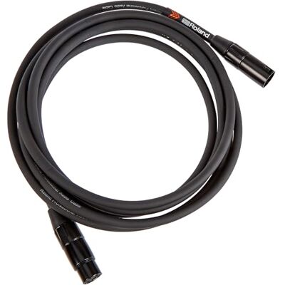 Roland Micro symmetrische kabel serie zwart 3m lengte RMC-B10 Roland Micro symmetrische kabel serie zwart 3m lengte RMC-B10