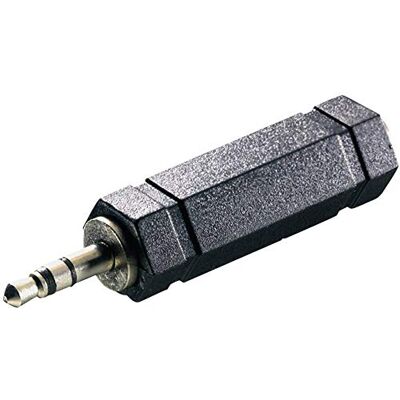 Speaka Professional SP-7869824 audio-adapter 3,5 mm – 1 x 6,35 mm jackstekker, zwart Speaka Professional SP-7869824 audio-adapter 3,5 mm – 1 x 6,35 mm jackstekker, zwart