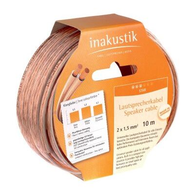 in-akustik in-akustic Star luidsprekerkabel 2 x 1,5 mm² 20 m ring (20 stuks/doos) (Duitsland) in-akustik in-akustic Star luidsprekerkabel 2 x 1,5 mm² 20 m ring (20 stuks/doos) (Duitsland)