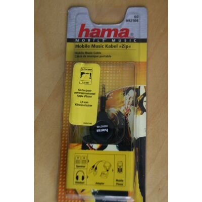 Hama 00092108 câble audio 2 x RCA 3,5mm Noir Hama 00092108 câble audio 2 x RCA 3,5mm Noir