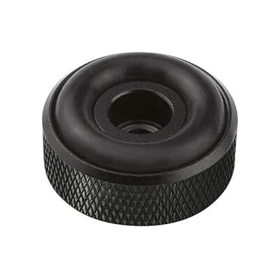 Dynavox Set van 4 aluminium gekartelde poten voor hifi-apparaten zoals luidsprekers, versterkers en draaitafels, zwart geanodiseerd Dynavox Set van 4 aluminium gekartelde poten voor hifi-apparaten zoals luidsprekers, versterkers en draaitafels, zwart geanodiseerd